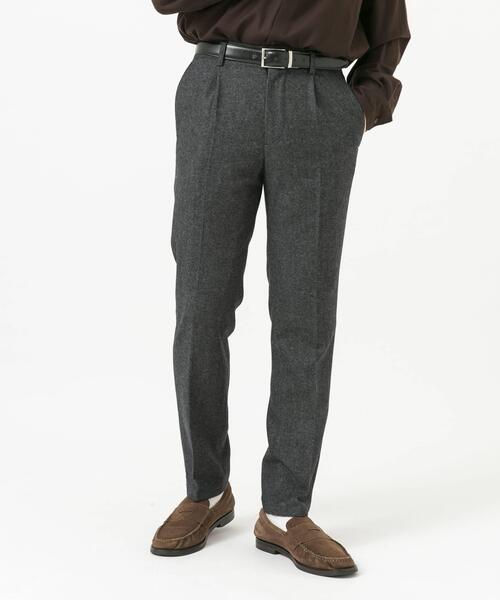 URBAN RESEARCH ROSSO MEN（アーバンリサーチロッソメン）の「『XLサイズあり』ウールツイードテーパードパンツ（スラックス・メンズ・ブラック/チャコールグレー/ダークブラウン・MEDIUM/LARGE/X-LARGE）」の22枚目の写真