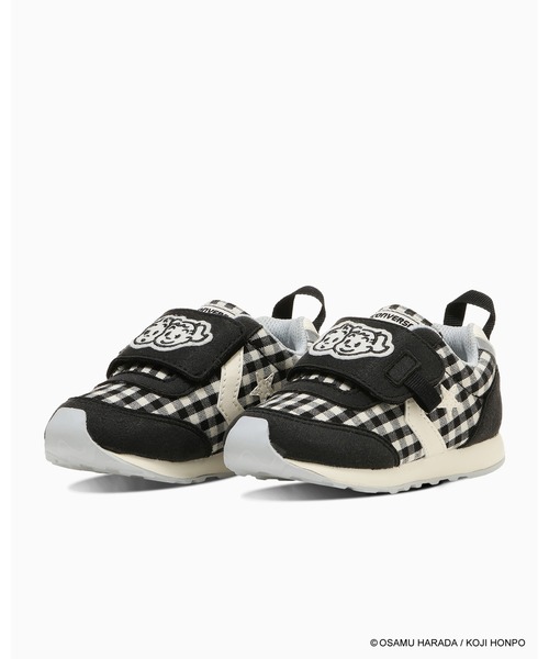 CONVERSE ALL STAR(コンバースオールスター)の「BABY RS / OSAMU GOODS / ベビー RS / オサムグッズ(スニーカー・キッズ・ブラック・13.5cm/13.0cm/17.0cm/16.5cm/16.0cm/15.5cm/15.0cm/14.5cm/14.0cm)」の1枚目の写真