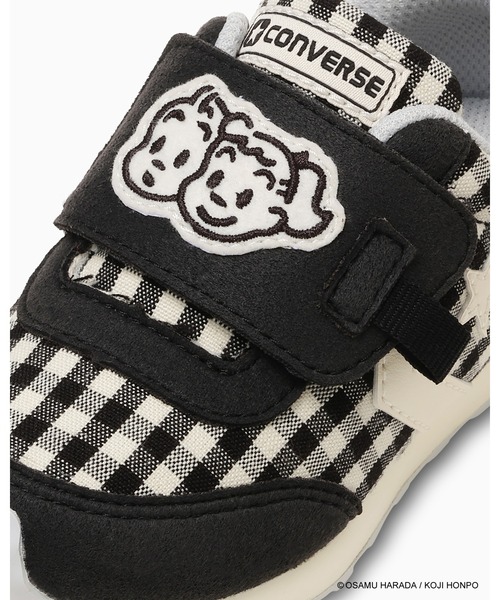 CONVERSE ALL STAR(コンバースオールスター)の「BABY RS / OSAMU GOODS / ベビー RS / オサムグッズ(スニーカー・キッズ・ブラック・13.5cm/13.0cm/17.0cm/16.5cm/16.0cm/15.5cm/15.0cm/14.5cm/14.0cm)」の2枚目の写真