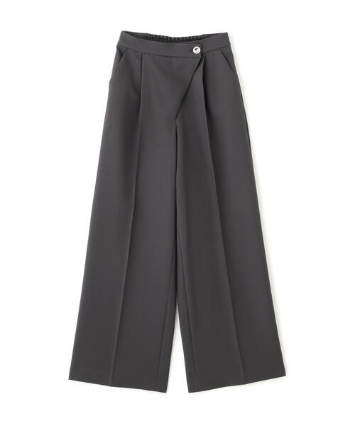 PROPORTION BODY DRESSING（プロポーションボディドレッシング）の「【加藤栞さん着用】ハイウエストラップパンツ / 1215230004（その他パンツ・レディース・ダークグレー/ベージュ・MEDIUM/P/S）」の4枚目の写真