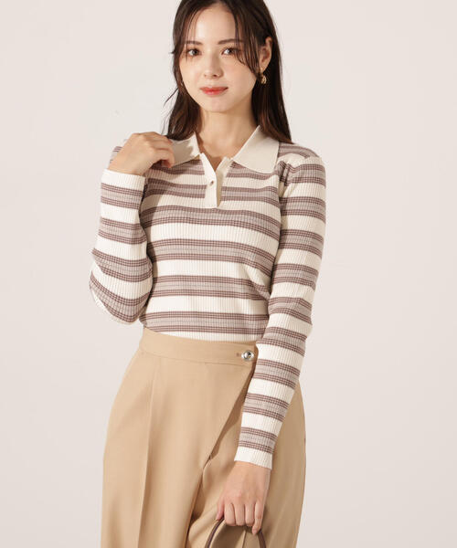 PROPORTION BODY DRESSING（プロポーションボディドレッシング）の「【加藤栞さん着用】ハイウエストラップパンツ / 1215230004（その他パンツ・レディース・ダークグレー/ベージュ・MEDIUM/P/S）」の18枚目の写真