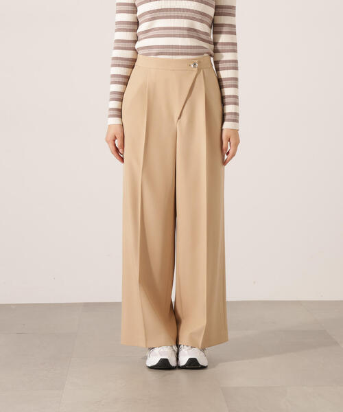 PROPORTION BODY DRESSING（プロポーションボディドレッシング）の「【加藤栞さん着用】ハイウエストラップパンツ / 1215230004（その他パンツ・レディース・ダークグレー/ベージュ・MEDIUM/P/S）」の16枚目の写真