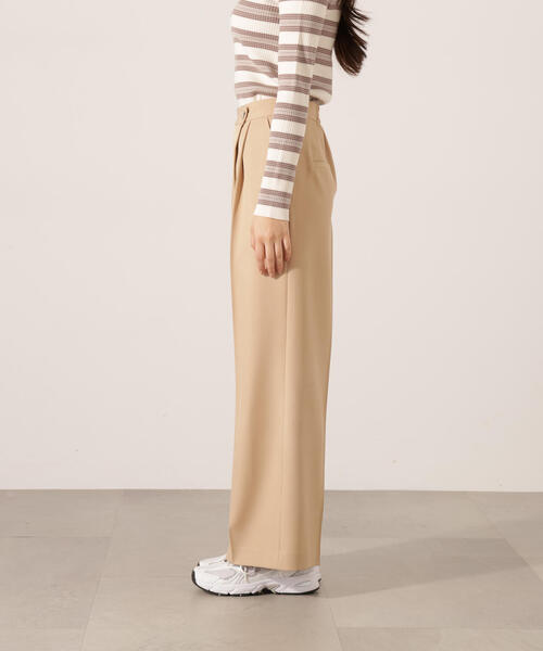 PROPORTION BODY DRESSING（プロポーションボディドレッシング）の「【加藤栞さん着用】ハイウエストラップパンツ / 1215230004（その他パンツ・レディース・ダークグレー/ベージュ・MEDIUM/P/S）」の15枚目の写真