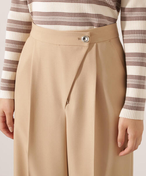 PROPORTION BODY DRESSING（プロポーションボディドレッシング）の「【加藤栞さん着用】ハイウエストラップパンツ / 1215230004（その他パンツ・レディース・ダークグレー/ベージュ・MEDIUM/P/S）」の13枚目の写真