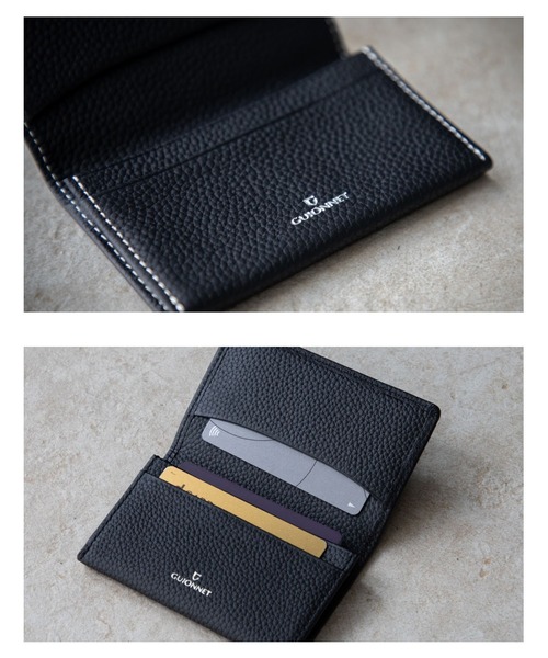 GUIONNET(ギオネ)の「GUIONNET CARDCASE 五十革 ギオネ いそかわ 名刺入れ BOX梱包(名刺入れ・レディース・ブラック系1/ブラック系3/ブラック系5/ブラック系6/ブラック系2/ブラック系4・FREE)」の12枚目の写真