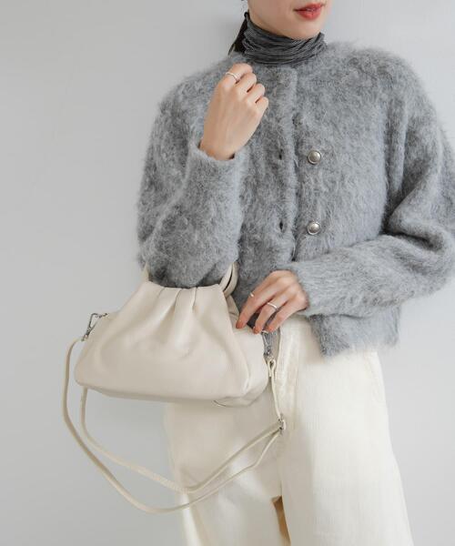 URBAN RESEARCH（アーバンリサーチ）の「レザーハンドバッグ（ハンドバッグ・レディース・モカ/ブラック/オフホワイト・-）」の22枚目の写真