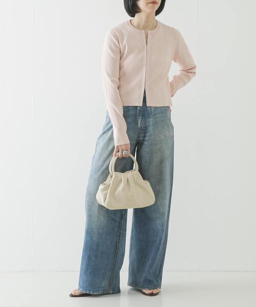 URBAN RESEARCH(アーバンリサーチ)の「レザーハンドバッグ(ハンドバッグ・レディース・モカ/ブラック/オフホワイト・-)」の7枚目の写真