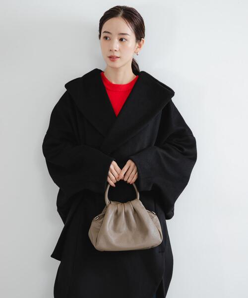 URBAN RESEARCH（アーバンリサーチ）の「レザーハンドバッグ（ハンドバッグ・レディース・モカ/ブラック/オフホワイト・-）」の17枚目の写真