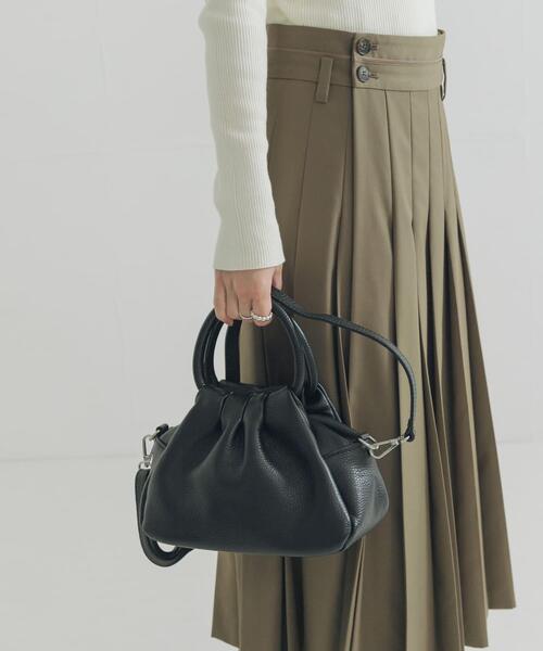 URBAN RESEARCH（アーバンリサーチ）の「レザーハンドバッグ（ハンドバッグ・レディース・モカ/ブラック/オフホワイト・-）」の13枚目の写真