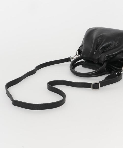 URBAN RESEARCH（アーバンリサーチ）の「レザーハンドバッグ（ハンドバッグ・レディース・モカ/ブラック/オフホワイト・-）」の4枚目の写真