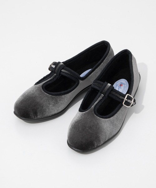 JAVERFLEX(ジャバフレックス)の「JAVERFLEX T STRAP PUMPS ジャバフレックス Tストラップ バレエシューズ(バレエシューズ・レディース・ブラック/グレー/ネイビー・36/39/38/37)」の1枚目の写真