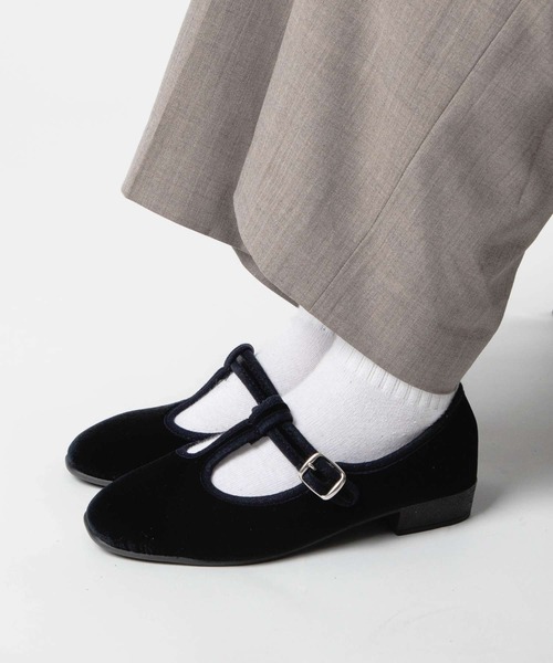 JAVERFLEX(ジャバフレックス)の「JAVERFLEX T STRAP PUMPS ジャバフレックス Tストラップ バレエシューズ(バレエシューズ・レディース・ブラック/グレー/ネイビー・36/39/38/37)」の2枚目の写真