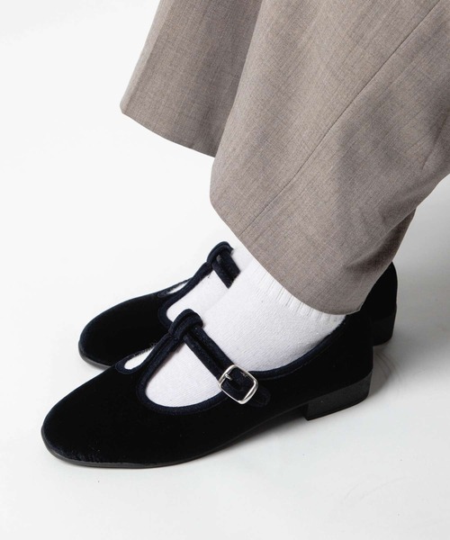 JAVERFLEX(ジャバフレックス)の「JAVERFLEX T STRAP PUMPS ジャバフレックス Tストラップ バレエシューズ(バレエシューズ・レディース・ブラック/グレー/ネイビー・36/39/38/37)」の6枚目の写真