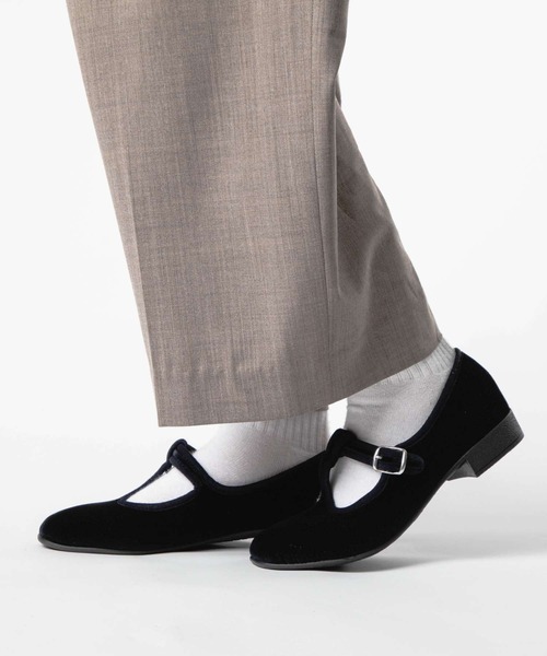 JAVERFLEX(ジャバフレックス)の「JAVERFLEX T STRAP PUMPS ジャバフレックス Tストラップ バレエシューズ(バレエシューズ・レディース・ブラック/グレー/ネイビー・36/39/38/37)」の8枚目の写真