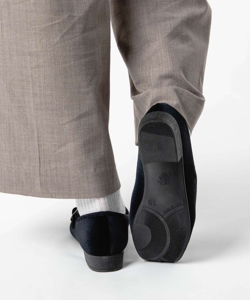 JAVERFLEX(ジャバフレックス)の「JAVERFLEX T STRAP PUMPS ジャバフレックス Tストラップ バレエシューズ(バレエシューズ・レディース・ブラック/グレー/ネイビー・36/39/38/37)」の9枚目の写真