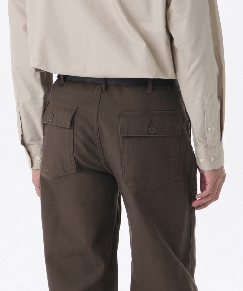 MUSINSA STANDARD（ムシンサスタンダード）の「レプリカパーティグパンツ [ブラウン]（その他パンツ・メンズ・その他・38/34/32/30/31/33/26/27/28/29/36/42/40）」の5枚目の写真