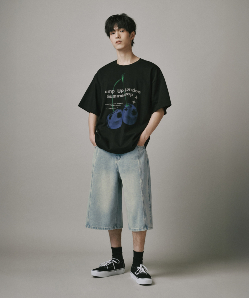 Verdnt（バーダント）の「切開ウォッシュドデニムバミューダパンツ[ライトブルー]（その他パンツ・レディース・ライトインディゴブルー・SMALL/MEDIUM/LARGE/X-LARGE）」の6枚目の写真