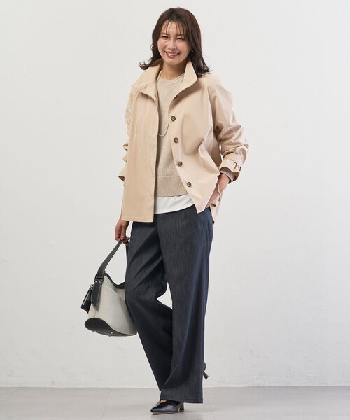 J.PRESS Ladies(J.プレス レディス)の「ベーシックジャージー シャツテール カットソー(Tシャツ/カットソー・レディース・ホワイト系・SMALL)」の3枚目の写真