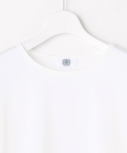 J.PRESS Ladies(J.プレス レディス)の「ベーシックジャージー シャツテール カットソー(Tシャツ/カットソー・レディース・ホワイト系・SMALL)」の5枚目の写真