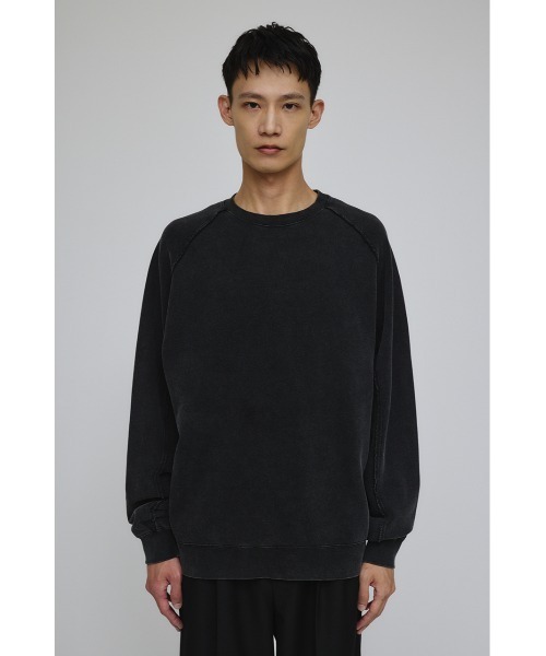STYLEMIXER（スタイルミキサー）の「ピグメントダイクルースウェット（スウェット・メンズ・ブラック/カーキ/パープル・MEDIUM/LARGE）」の7枚目の写真