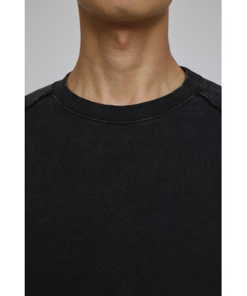 STYLEMIXER（スタイルミキサー）の「ピグメントダイクルースウェット（スウェット・メンズ・ブラック/カーキ/パープル・MEDIUM/LARGE）」の11枚目の写真