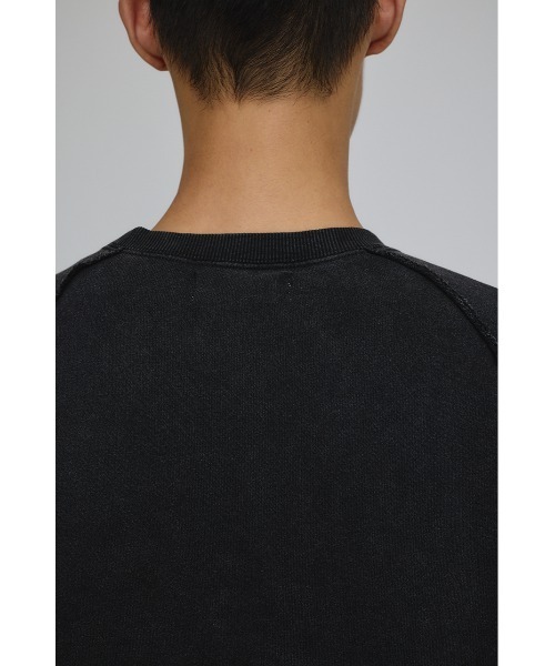 STYLEMIXER（スタイルミキサー）の「ピグメントダイクルースウェット（スウェット・メンズ・ブラック/カーキ/パープル・MEDIUM/LARGE）」の13枚目の写真