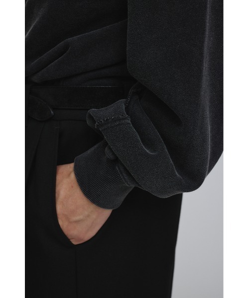 STYLEMIXER（スタイルミキサー）の「ピグメントダイクルースウェット（スウェット・メンズ・ブラック/カーキ/パープル・MEDIUM/LARGE）」の14枚目の写真