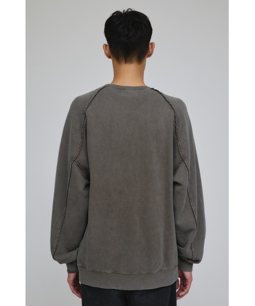 STYLEMIXER（スタイルミキサー）の「ピグメントダイクルースウェット（スウェット・メンズ・ブラック/カーキ/パープル・MEDIUM/LARGE）」の21枚目の写真