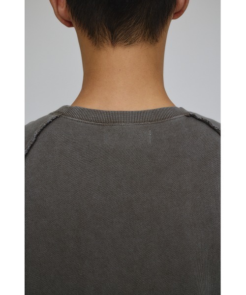 STYLEMIXER（スタイルミキサー）の「ピグメントダイクルースウェット（スウェット・メンズ・ブラック/カーキ/パープル・MEDIUM/LARGE）」の22枚目の写真