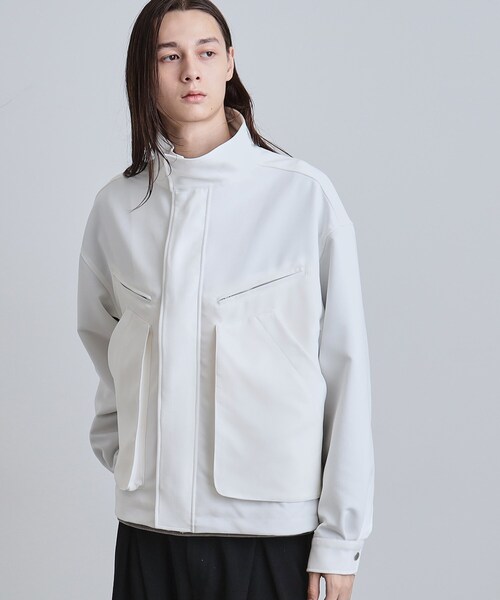 tk.TAKEO KIKUCHI(ティーケータケオキクチ)の「フライトジャケット(ブルゾン・メンズ・オフホワイト/ブラック/ブラウン系その他・02/03)」の14枚目の写真