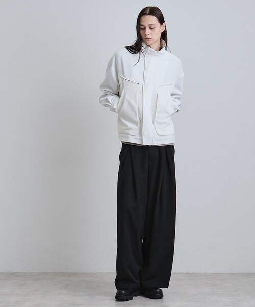 tk.TAKEO KIKUCHI(ティーケータケオキクチ)の「フライトジャケット(ブルゾン・メンズ・オフホワイト/ブラック/ブラウン系その他・02/03)」の15枚目の写真