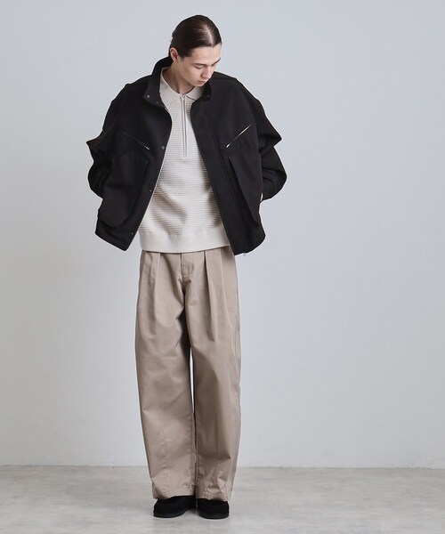 tk.TAKEO KIKUCHI(ティーケータケオキクチ)の「フライトジャケット(ブルゾン・メンズ・オフホワイト/ブラック/ブラウン系その他・02/03)」の19枚目の写真