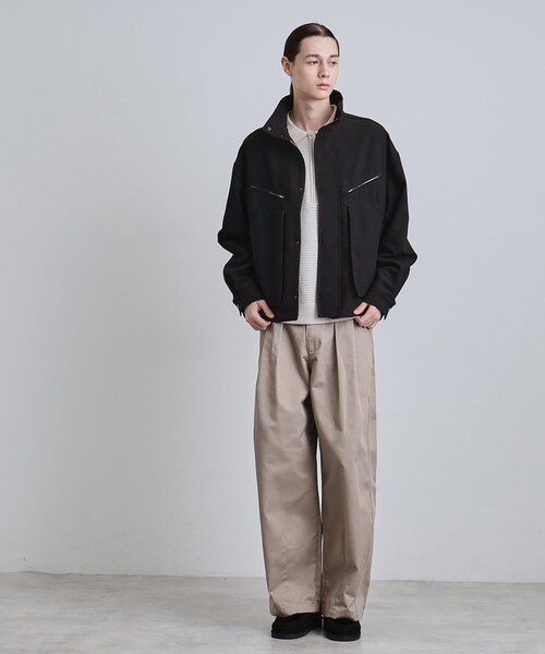 tk.TAKEO KIKUCHI(ティーケータケオキクチ)の「フライトジャケット(ブルゾン・メンズ・オフホワイト/ブラック/ブラウン系その他・02/03)」の20枚目の写真