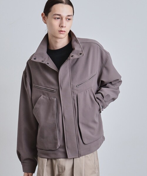 tk.TAKEO KIKUCHI(ティーケータケオキクチ)の「フライトジャケット(ブルゾン・メンズ・オフホワイト/ブラック/ブラウン系その他・02/03)」の22枚目の写真