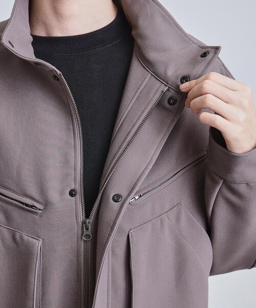 tk.TAKEO KIKUCHI(ティーケータケオキクチ)の「フライトジャケット(ブルゾン・メンズ・オフホワイト/ブラック/ブラウン系その他・02/03)」の4枚目の写真