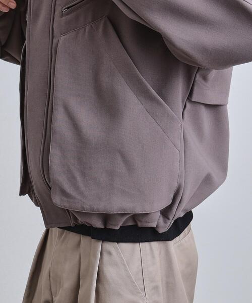 tk.TAKEO KIKUCHI(ティーケータケオキクチ)の「フライトジャケット(ブルゾン・メンズ・オフホワイト/ブラック/ブラウン系その他・02/03)」の9枚目の写真