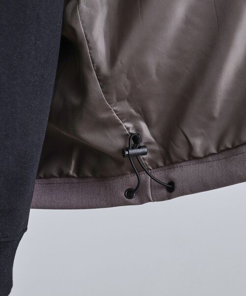 tk.TAKEO KIKUCHI(ティーケータケオキクチ)の「フライトジャケット(ブルゾン・メンズ・オフホワイト/ブラック/ブラウン系その他・02/03)」の12枚目の写真