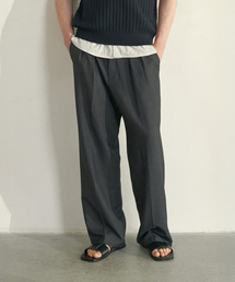 MOOD INSIDE（ムードインサイド）の「エアロクールツーピンタックワイドスラックス_チャコール（スラックス）」