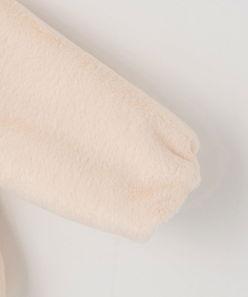 KP（ケーピー）の「フェイクファー×リボンキルト リバーシブルジャケット（その他アウター・キッズ・オフホワイト/ベージュ系その他・90cm/100cm/110cm/120cm/130cm）」の9枚目の写真