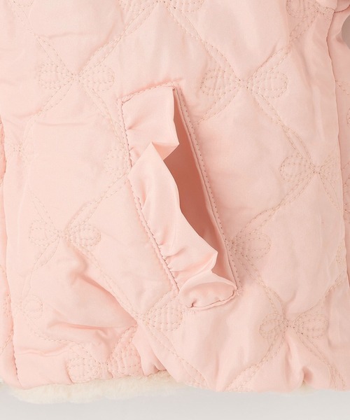 KP（ケーピー）の「フェイクファー×リボンキルト リバーシブルジャケット（その他アウター・キッズ・オフホワイト/ベージュ系その他・90cm/100cm/110cm/120cm/130cm）」の12枚目の写真