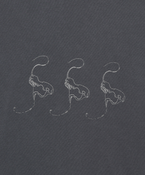 NOMANUAL(NOMANUAL)の「SLASH LONG SLEEVE TEE - CHARCOAL(Tシャツ/カットソー・レディース・その他・SMALL/MEDIUM/LARGE/X-LARGE)」の11枚目の写真