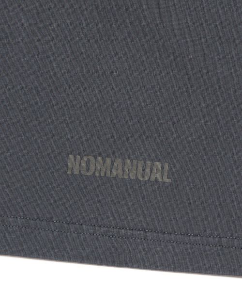 NOMANUAL(NOMANUAL)の「SLASH LONG SLEEVE TEE - CHARCOAL(Tシャツ/カットソー・レディース・その他・SMALL/MEDIUM/LARGE/X-LARGE)」の12枚目の写真