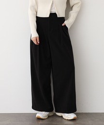 EGLANTINE タックワイドパンツ