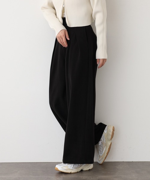 EGLANTINE（エグランティーヌ）の「EGLANTINE タックワイドパンツ（その他パンツ・レディース・チャコールグレー/ブラック/アイボリー・38）」の7枚目の写真