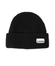 GANNI | 【GANNI(ガニー)】Structured Rib Beanie(ニットキャップ/ビーニー)