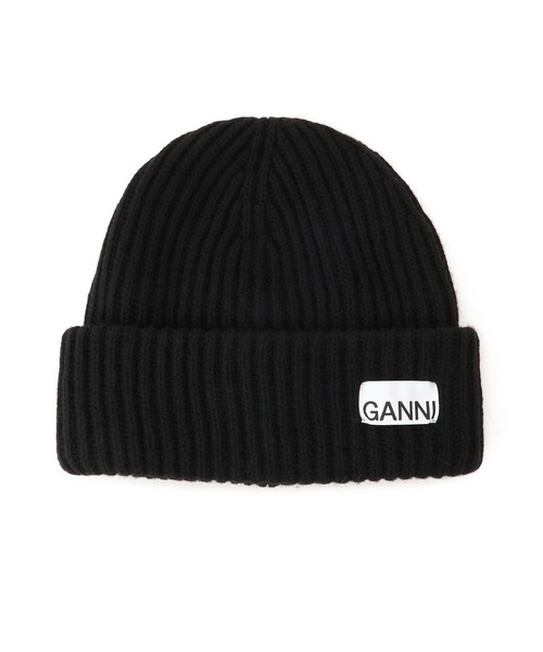 帽子 GANNI Structured Rib Beanie GANNI(ガニー)】Structured Rib Beanie 【公式通販】