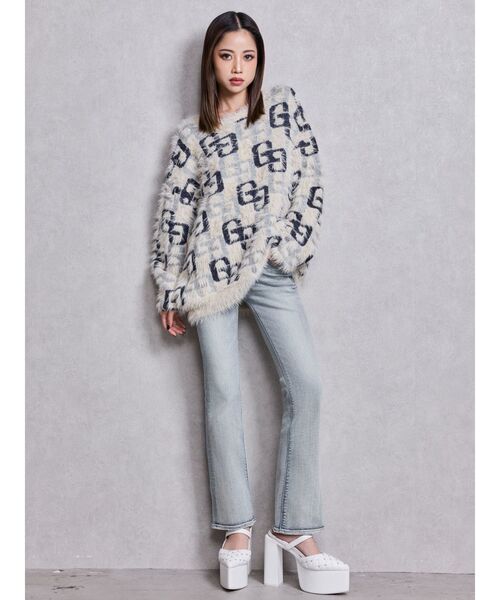 GYDA（ジェイダ）の「bijou quiltingパンプス（パンプス・レディース・ブラック/オフホワイト・SMALL/MEDIUM/LARGE）」の9枚目の写真