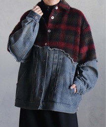 デニムジャケット（チェック柄）ファッション通販 - ZOZOTOWN