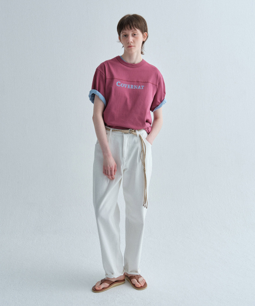 COVERNAT(カバーナット)の「セミワイドウォッシングデニムパンツ アイボリー(デニムパンツ・レディース・その他・SMALL/MEDIUM/LARGE/X-LARGE)」の4枚目の写真