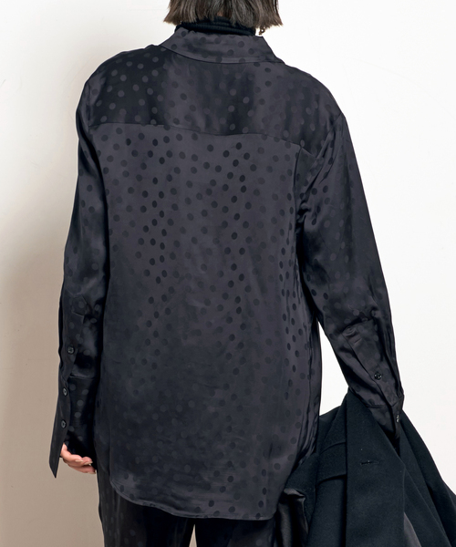 Anine Bing(アニー ビング)の「【ANINE BING/アニン ビン】DOT SHIRT(シャツ/ブラウス・レディース・ブラック・FREE)」の3枚目の写真
